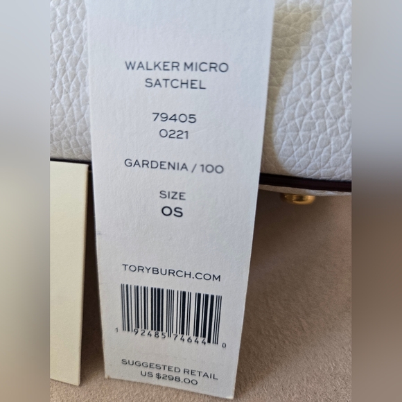 💫Tory Burch: Walker Mico Gardenia Satchel - Picture 5 of 14